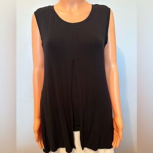 Philosophy Black Sleeveless Tank Top